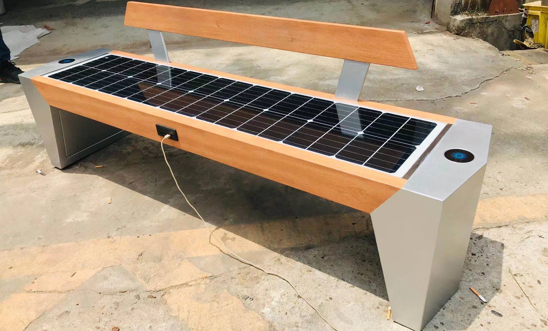 太陽(yáng)能充電椅|光伏智慧智慧椅